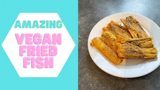 TABITHA BROWNS HEART OF PALM FRIED FISH | VEGAN FRIED FISH