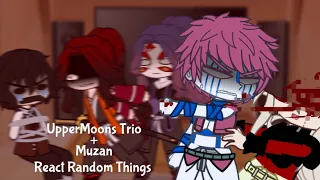 UpperMoons Trio+Muzan React Random Things || part 2 || Kimetsu No Yaiba