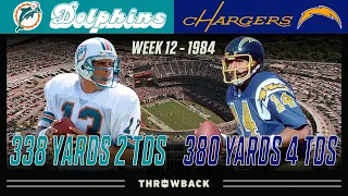 Marino & Fouts Passing Duel Lives Up to the Hype! (Dolphins vs. Chargers 1984, Week 12)