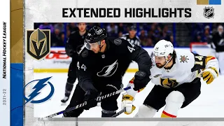 Vegas Golden Knights vs Tampa Bay Lightning Jan 29, 2022 HIGHLIGHTS