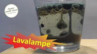 Lavalampe  Experimente mit Wasser und Öl für Kinder