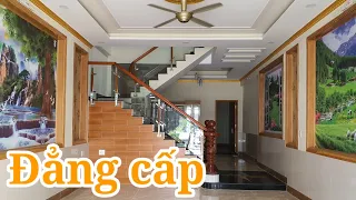 ĐẲNG CẤP nhà 1 trệt 1 lầu 3 phòng ngủ, sân thượng Đẹp hết chỗ CHÊ. Nhà Bán Dĩ An Bình Dương