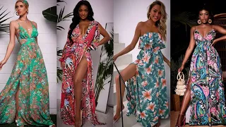 Colorful Tropical Dress Vacation Ideas | Tips for shopping for a tropical outfit