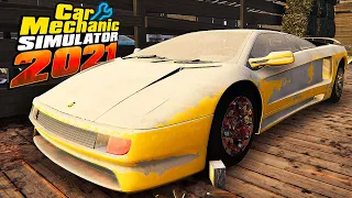 Hunting for the RARE Lamborghini Barn Find! - Car Mechanic Simulator 2021