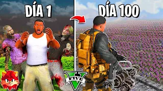 SOBREVIVÍ 100 DÍAS en una APOCALIPSIS ZOMBIE en GTA 5 !! (Zombie Apocalypse mod)