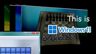 Windows 11 but it looks like Windows Vista.