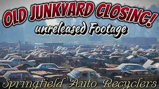 Junkyard Closing after 72 years! Unreleased Footage of the final days! Everything's getting crushed!