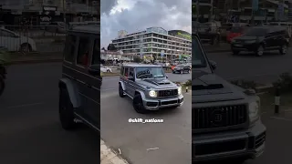 Spotted a Mercedes G63 Brabus in Nairobi🌴🤘🔥