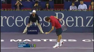 Tennis Masters Cup Shanghai 2007 Semi-Final Highlights - Federer v Nadal, Ferrer v Roddick