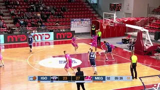 Goga Bitadze comes out of nowhere... (Igokea - Mega Bemax, 30.9.2018)