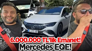 Samet'e 6 milyon TL'lik otomobil emanet ettim! (Mercedes EQE ile ilk sürüş testi)