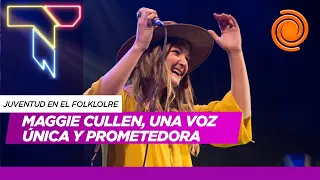 Maggie Cullen, la nueva voz del folklore que emociona y llegó a Cosquín