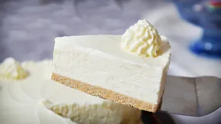 No-bake Cheesecake with Vanilla Recipe. Easy and delicious!