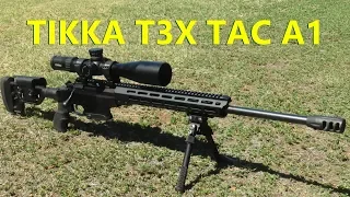 TIKKA TX3 TAC A1  6.5cm look over and some 1100 yard shots
