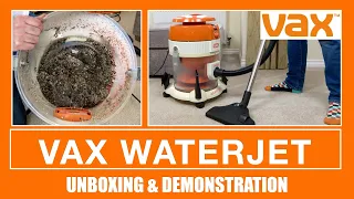 Vax Waterjet Water Filtration Vacuum Cleaner Unboxing & Demonstration