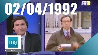 19/20 FR3 du 02 avril 1992 - Pierre Bérégovoy nommé 1er ministre | Archive INA