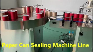 Paper Can Sealing Machine,Paper Can Flanging Machine