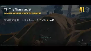 PUBG 25 KILL DUO WIN! Uneventful ending lol xD