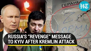 Russia strikes Kyiv with 'For The Kremlin' message; Revenge strikes after bid on Putin's life