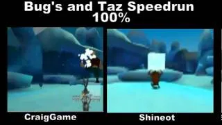 Bugs Bunny and Taz: Time Busters - 100% Speedrun - CraigGame vs Shineot - 05/18