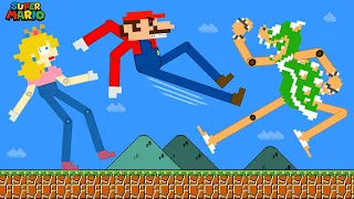 What If Everything in Super Mario Bros were Tall | Game Animation