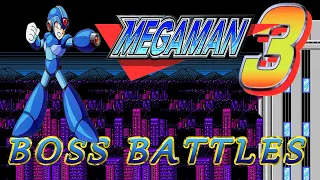 Mega Man 3 nes Boss Battles