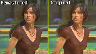 Uncharted The Lost Legacy Remastered vs Original Early Graphics Comparison