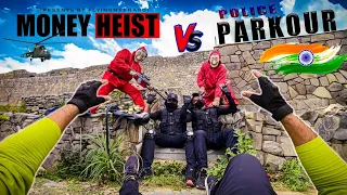 Money Heist vs Police Parkour | Flyingmeenaboi 🔥