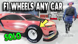 GTA 5 SOLO F1 WHEELS ANY CAR TO CAR MERGE GLITCH 1.50 GTA 5 Glitches