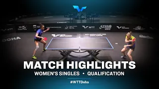 Batra Manika vs Ganna Gaponova | WTT Contender Doha 2021 | Women's Singles | QUAL Highlights