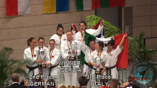 The 18th JKA European Championship - Ladies Team Kata Final