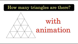 How many triangles are there? [with animation]