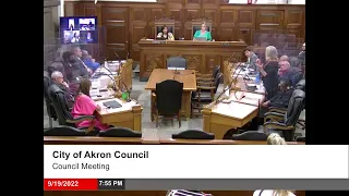 City of Akron Council Meeting - 9.19.2022