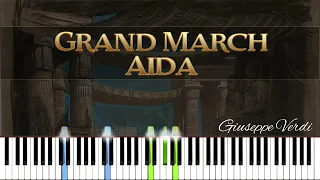 Grand March from Aida - Verdi | Piano Tutorial | Synthesia | How to play