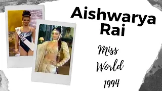 Aishwarya Rai in Miss World 1994