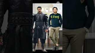 Kurulus Osman actors🇹🇷 🥰Height Comparison with Shahid Afridi🇵🇰😍