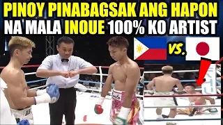 PINOY NA UNDERDOG BAGSAK ANG 100% KO ARTIST NA HAPON NA MALA INOUE | 9W OL 9KOs