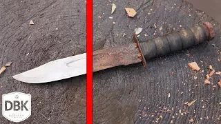 Restoring A Rusty Knife | What's more Satisfying?