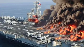 A US aircraft carrier carrying 30 F-16 aircraft was destroyed by a Russian missile in the Black Sea