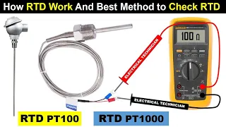 Working And Testing of RTD Sensor | PT100 | Resistance Temperature Detector | Electrical Technician