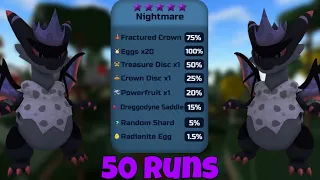 50 Nightmare Raid Fights, how lucky will I be with loot? | Loomian Legacy