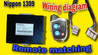 Nippon 1309 remote matching with wiring diagram