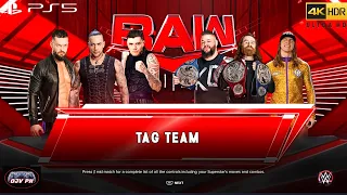 WWE 2K23 (PS5) - THE JUDGMENT DAY vs KEVIN OWENS, SAMI ZAYN & MATT RIDDLE | RAW, APRIL 17, 2023 [4K]