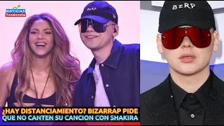 ¿HAY DISTANCIAMIENTO? BIZARRAP PIDE QUE NO CANTEN SU CANCION CON SHAKIRA #shakira #pique #bizarrap