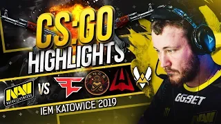 CSGO Highlights: NAVI vs FaZe, ENCE, AVANGAR, Vitality @ IEM Katowice 2019