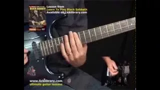 Paranoid Black Sabbath Guitar Lesson | How To Play Guitar With Danny Gill Licklibrary