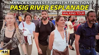 Walking the Newly Opened Pasig River Esplanade - Metro Manila's Hottest Tourist Hub [4K]