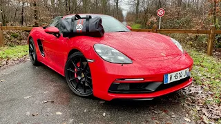 ESSAI PORSCHE 718 BOXSTER GTS 4.0 🔴 : Ouvrez grand vos oreilles !