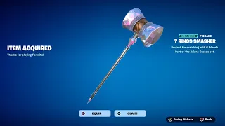 How To Get 7 Rings Smasher Pickaxe NOW FREE In Fortnite! (7 Rings Smasher Harvesting Tool)