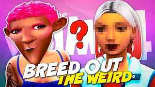 Нереальный Breed Out The Weird со слайдерами в The Sims 4